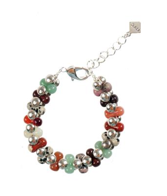 Interlocking Multi-Stone Bracelet