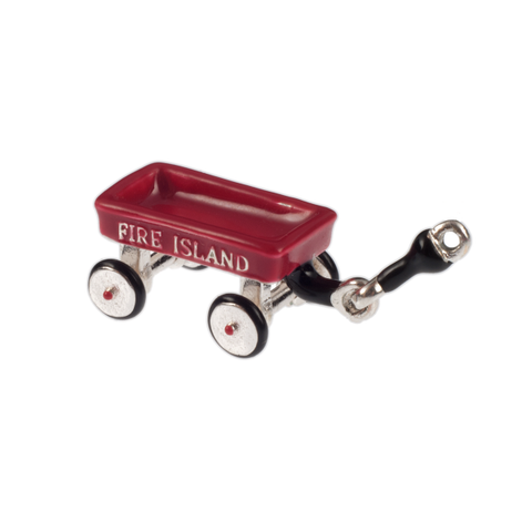 Fire Island Enameled Wagon Charm Charm