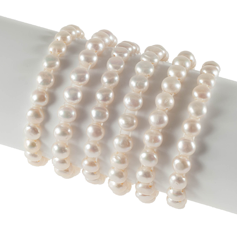 Elasticized Pearl Bracelet