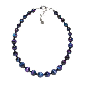 Graduated Galaxy Tiger's Eye Choker
