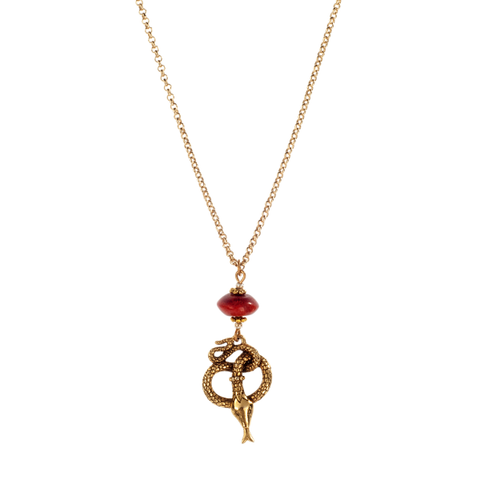 Chain With Snake Pendant Choker