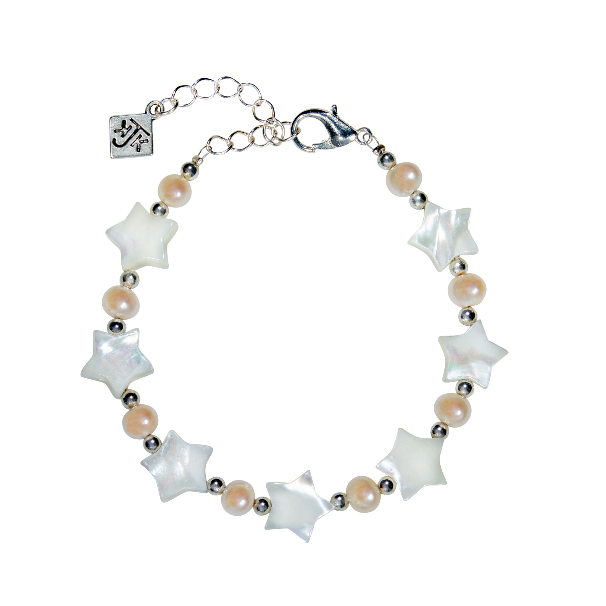 Mother Of Pearl Star Bracelet