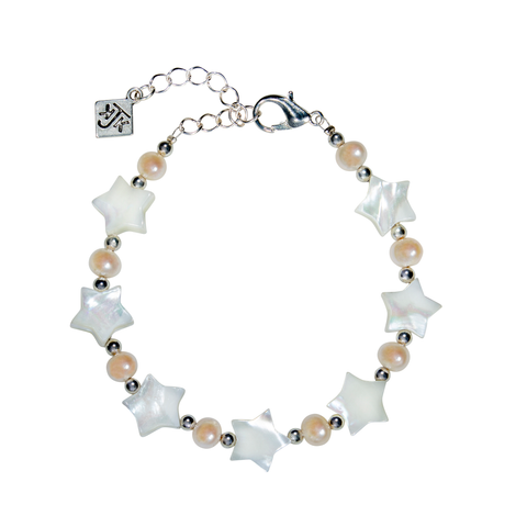 Mother Of Pearl Star Bracelet