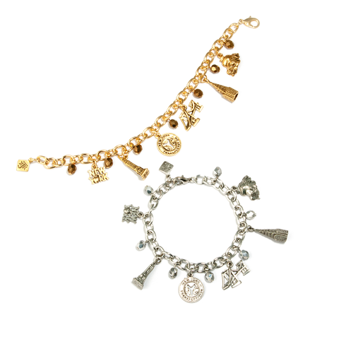 Heavy Chain With 6 NYC Charms Bracelet