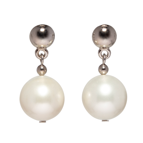 14mm Shell Pearl Post Earring