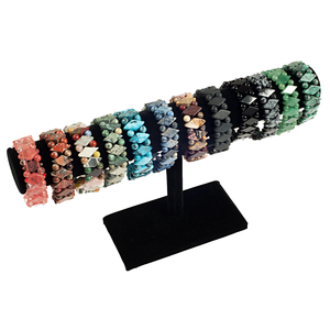 Multi-Stone Diamond Elastic Bracelet
