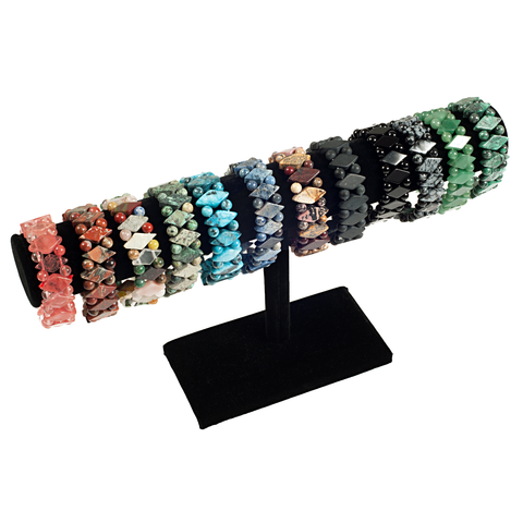 Multi-Stone Diamond Elastic Bracelet