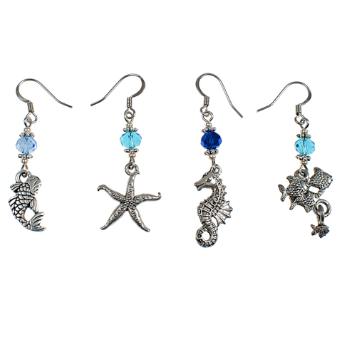 Aquatic Charm Crystal Earring
