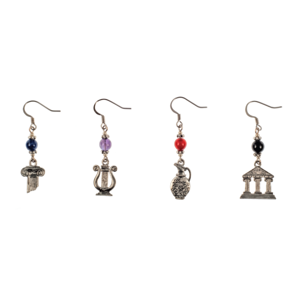 Stone Charm Earring