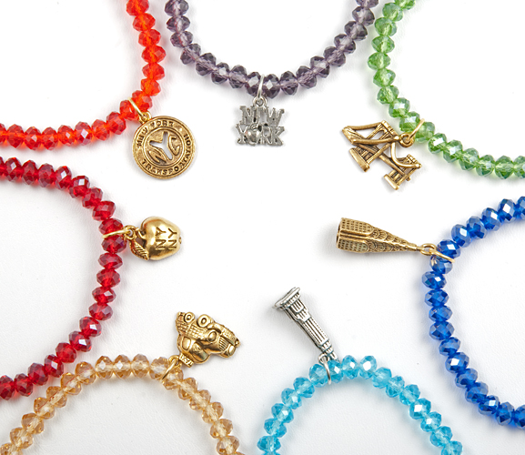 Rainbow Crystal Elastic Bracelet