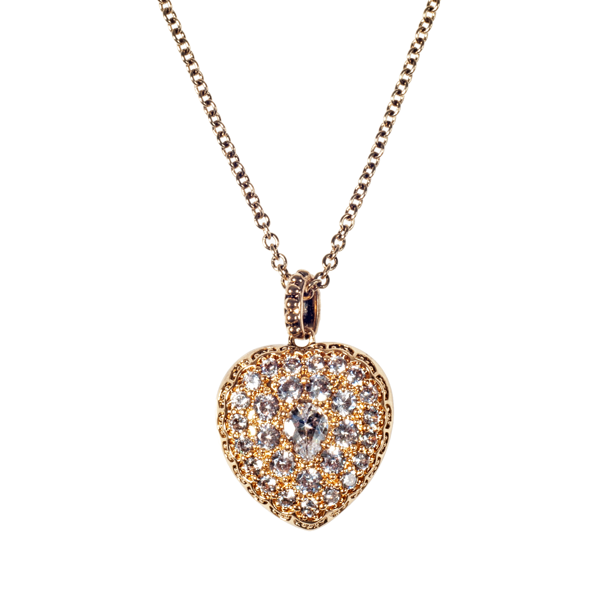 Mary Lincoln Heart Pendant Choker
