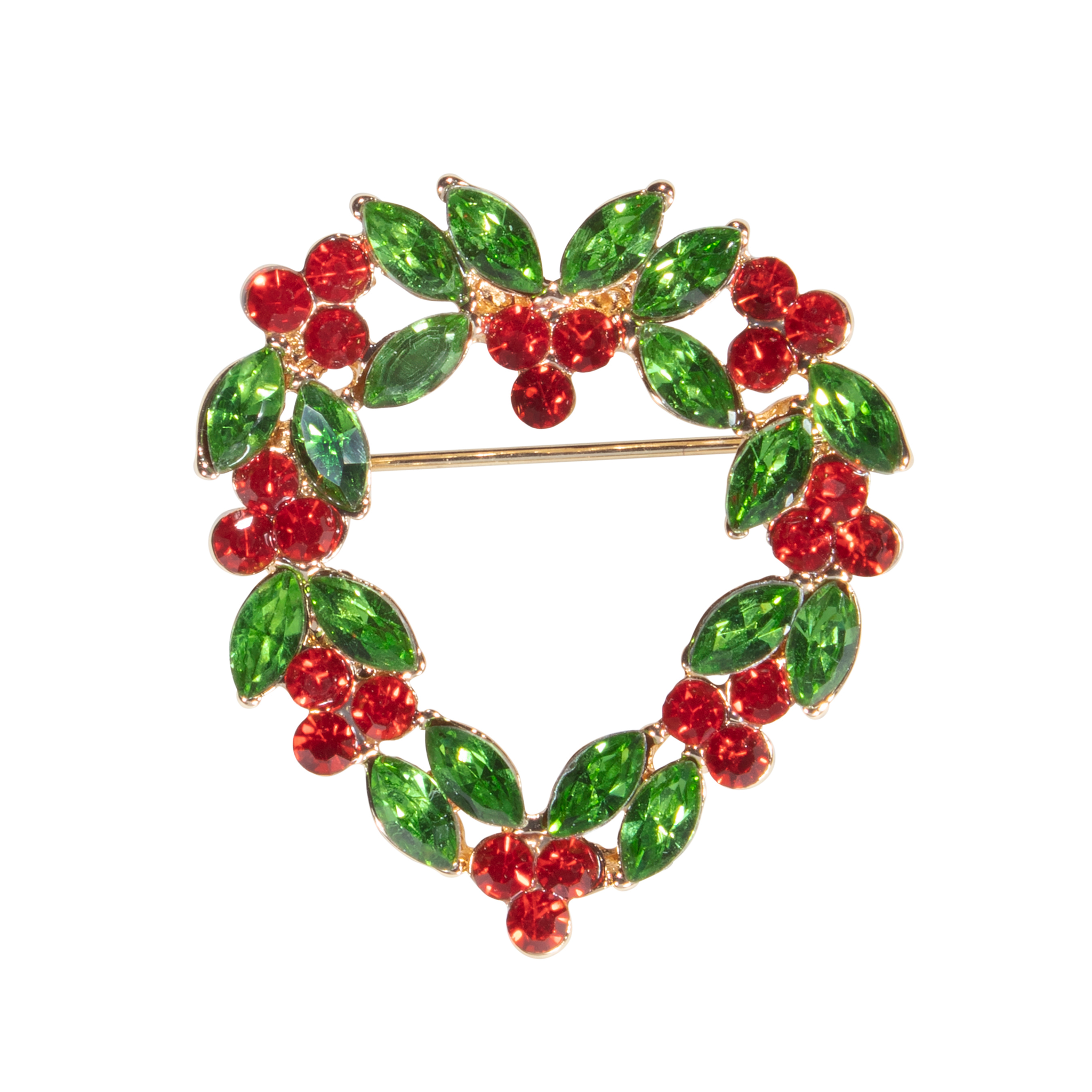Heart Wreath Pin